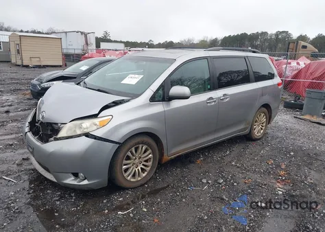 2011 Toyota Sienna Xle V6 из США, поврежденный, VIN 5TDYK3DCXBS025121